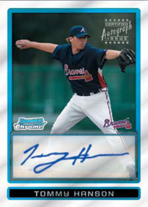This our first look at the 2009 Bowman Chrome product. Always a fan favorite, this years product looks to be another success for the product. The product will feature a...