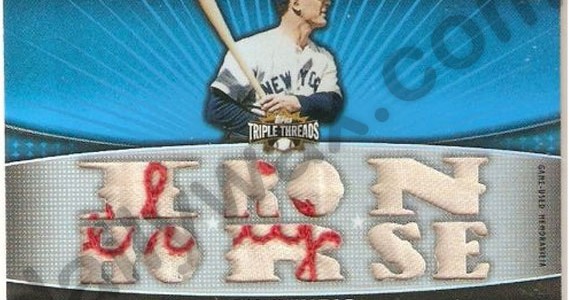 Topps Triple Threads has a long-history of producing some of the years best-looking cards. Fantastic designs matched up with crazy patches, historical relics, one-of-a-kind historical artifacts, and now on-card autographs....