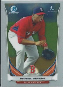 2014 bowman chrome draft rafael devers