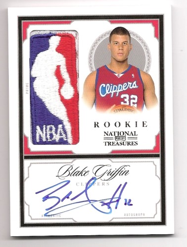 2009-10 National Treasures Blake Griffin and Tyreke Evans Logoman Autographs have surfaced