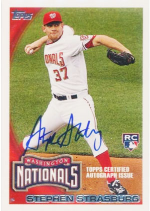 Definative guide to the 2010 Topps #661 Stephen Strasburg cards