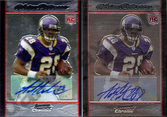 Tips & Tricks: Spotting a fake 2007 Bowman Chrome Football Rookie Auto