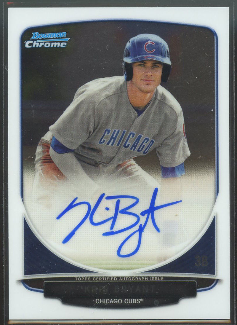 Definitive Guide to Collecting Kris Bryant Bowman Chrome Autographs