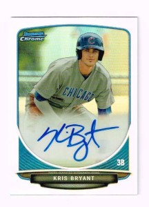 2013 Bowman Chrome Kris Bryant Refractor Autograph