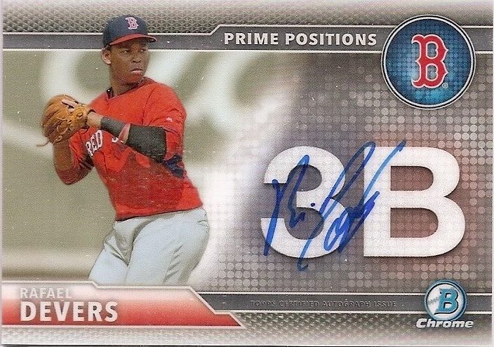 Comprehensive Look at Top Rafael Devers Rookie and Prospect Cards